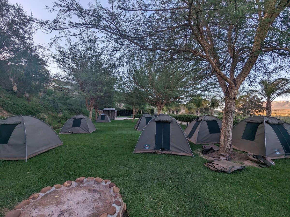 Südafrika – ein paar letzte gemeinsame Tage, die letzte Nacht im Zelt und dann war die Overland-Safari auch schon zu&nbsp;Ende